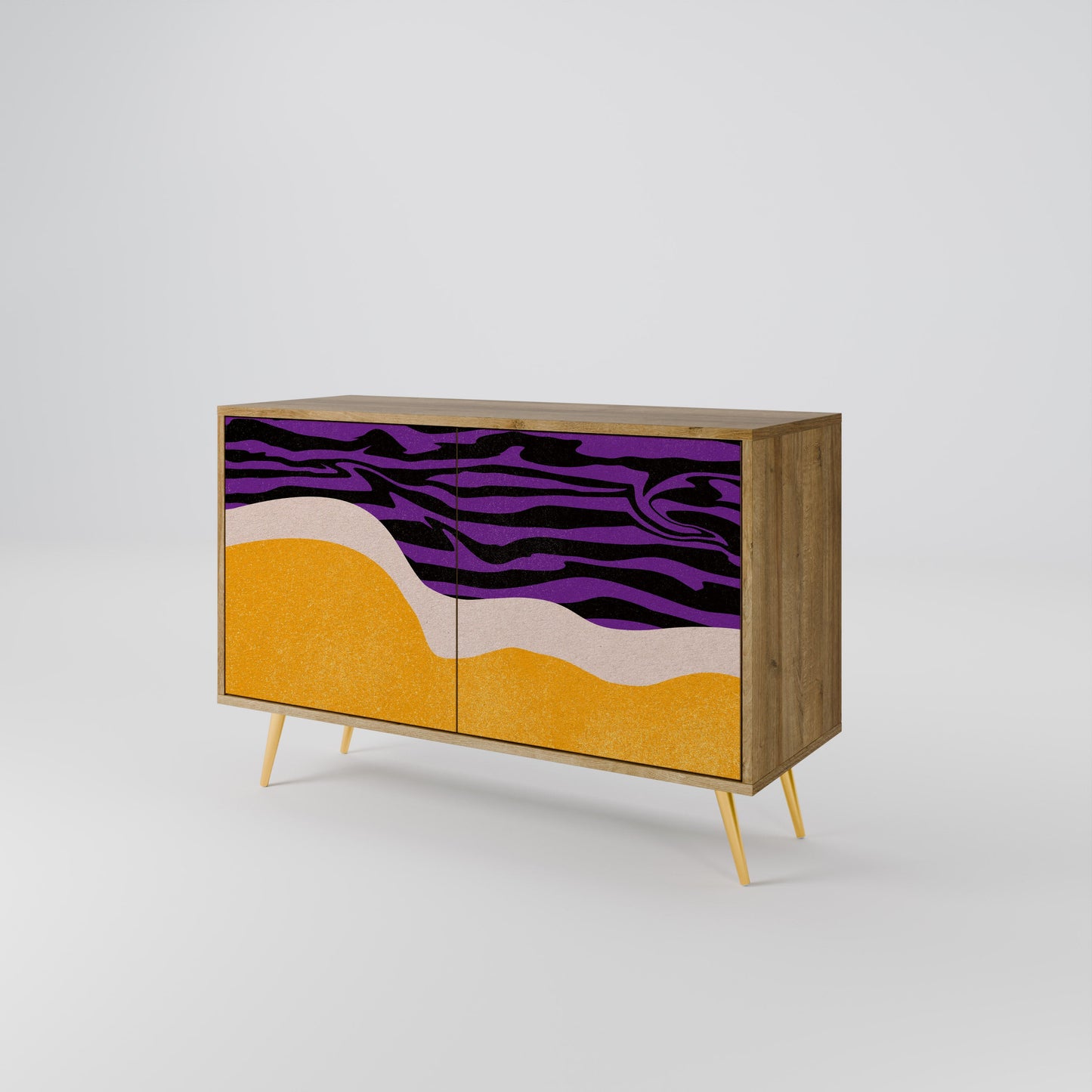 INDEPENDENT BORDER 2-Door Sideboard in Oak Effect
