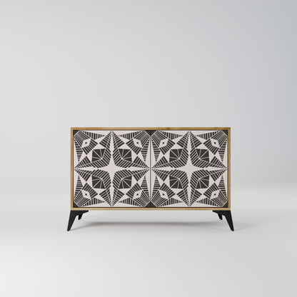 MONOCHROME NEXUS 2-Door Sideboard in Oak Effect