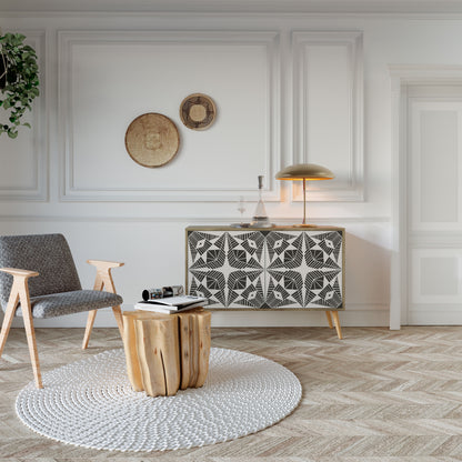 MONOCHROME NEXUS 2-Door Sideboard in Oak Effect