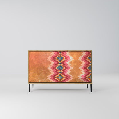INDIAN FOLK 2-Door Sideboard in Oak Effect