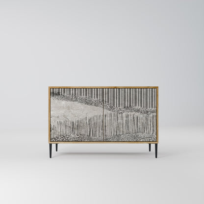 GRAIN LINES 2-Door Sideboard in Oak Effect