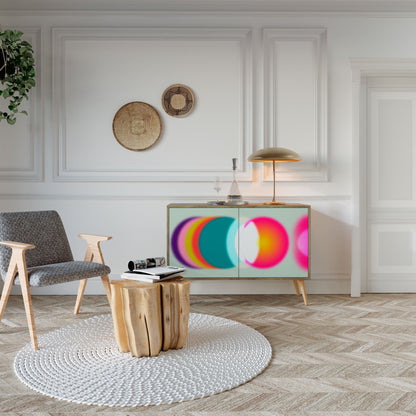 SYMPHONY OF COLORS 2-Door Sideboard in Oak Effect