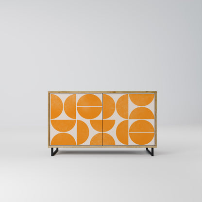 Credenza RECURRING DREAMS a 2 ante in effetto rovere