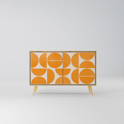 Credenza RECURRING DREAMS a 2 ante in effetto rovere