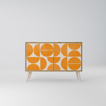Credenza RECURRING DREAMS a 2 ante in effetto rovere