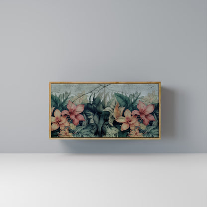 Credenza a 2 ante HEAVENLY BLOOM effetto rovere