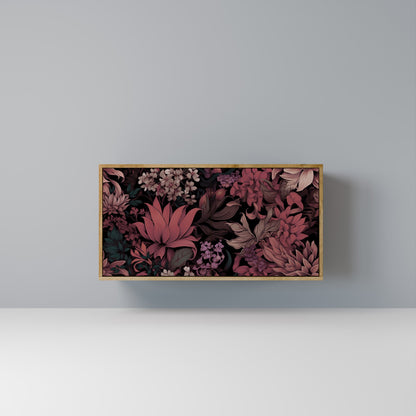 Credenza a 2 ante FLORAL WHISPER in effetto rovere