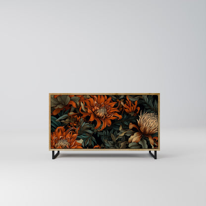 Credenza a 2 ante DAWN BLOOM in effetto rovere