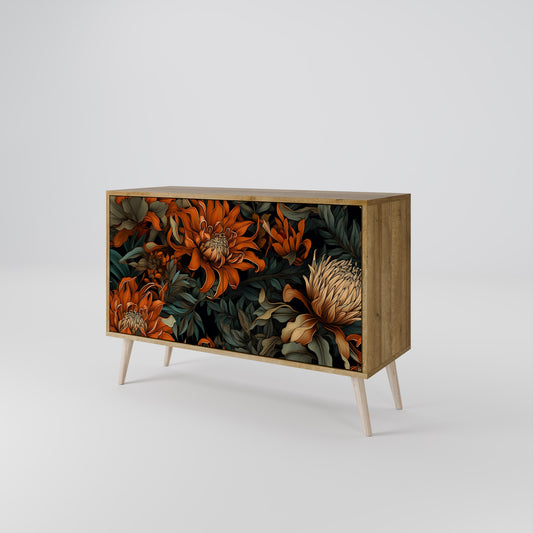 Credenza a 2 ante DAWN BLOOM in effetto rovere