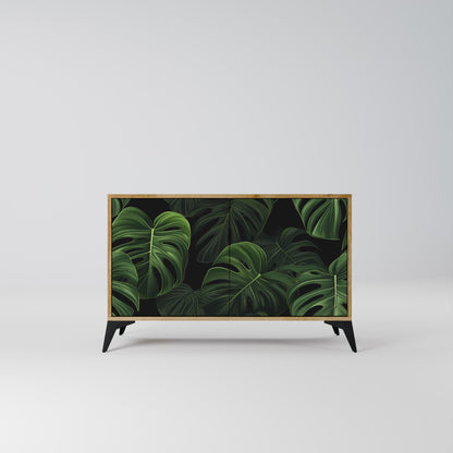 Credenza INFINITE MONSTERA a 2 ante effetto rovere
