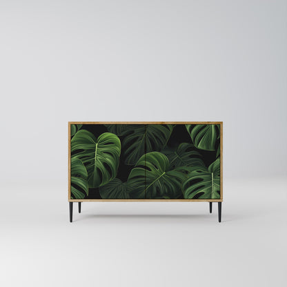Credenza INFINITE MONSTERA a 2 ante effetto rovere