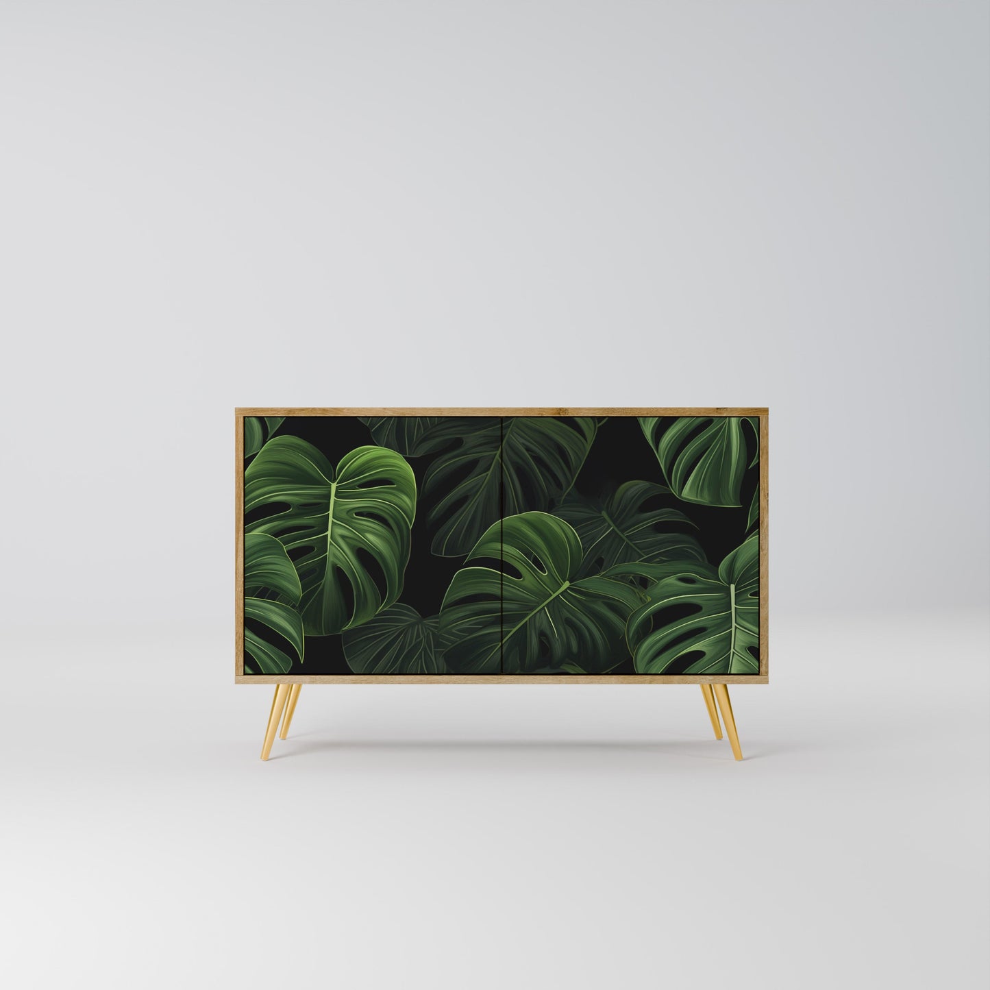 Credenza INFINITE MONSTERA a 2 ante effetto rovere