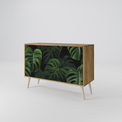 Credenza INFINITE MONSTERA a 2 ante effetto rovere