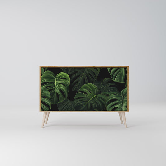 Credenza INFINITE MONSTERA a 2 ante effetto rovere