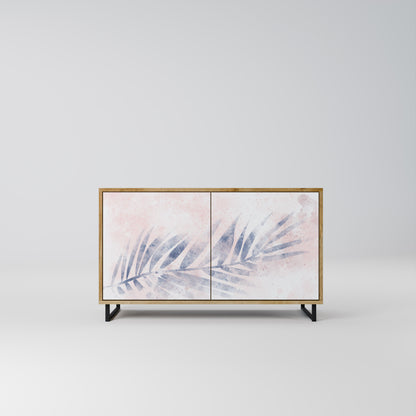 Credenza TIMELESS FLOAT a 2 ante effetto rovere