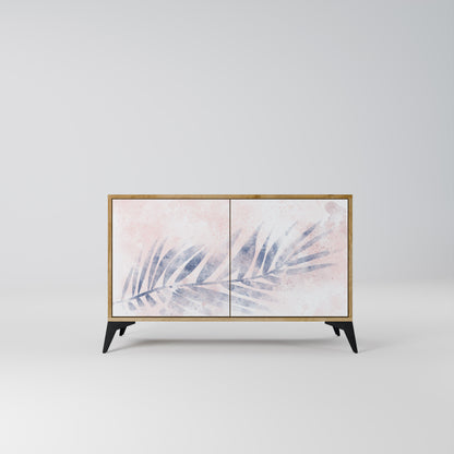 Credenza TIMELESS FLOAT a 2 ante effetto rovere