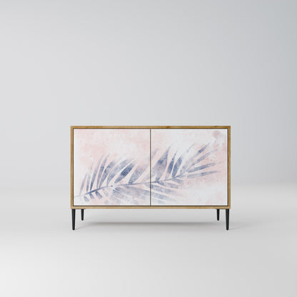 Credenza TIMELESS FLOAT a 2 ante effetto rovere
