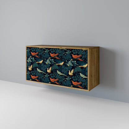 FOWL ORNAMENT 2-Door Sideboard in Oak Effect