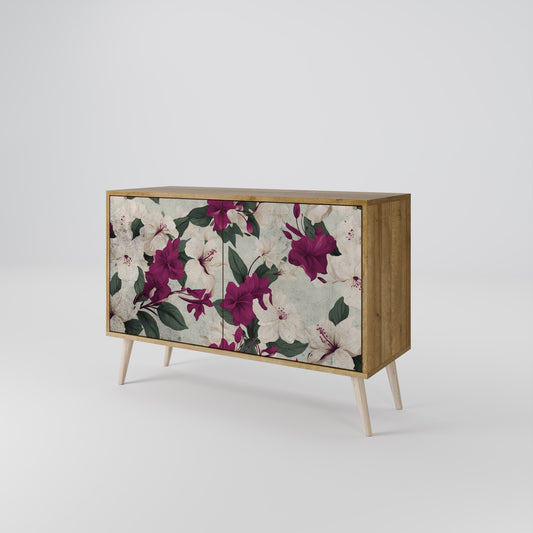 Credenza FLOWERET DREAM a 2 ante in effetto rovere