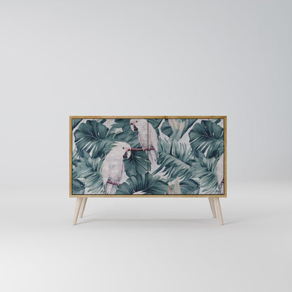 Credenza a 2 ante POPINJAY LOOK in effetto rovere