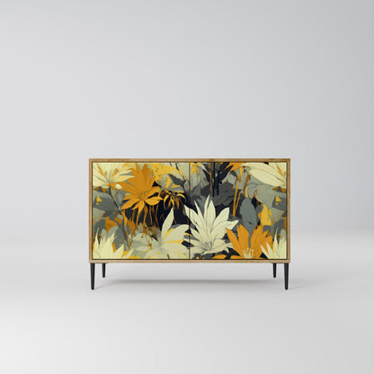 Credenza a 2 ante SUNKISSED LILY in effetto rovere