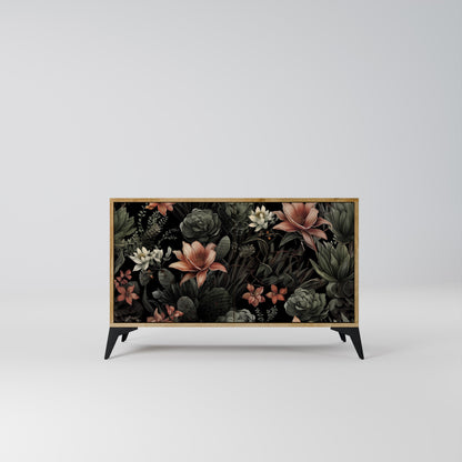 Credenza a 2 ante SECRET VERDURE in effetto rovere