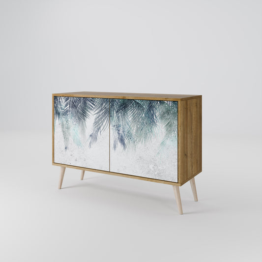 Credenza PALM VEIL a 2 ante in effetto rovere