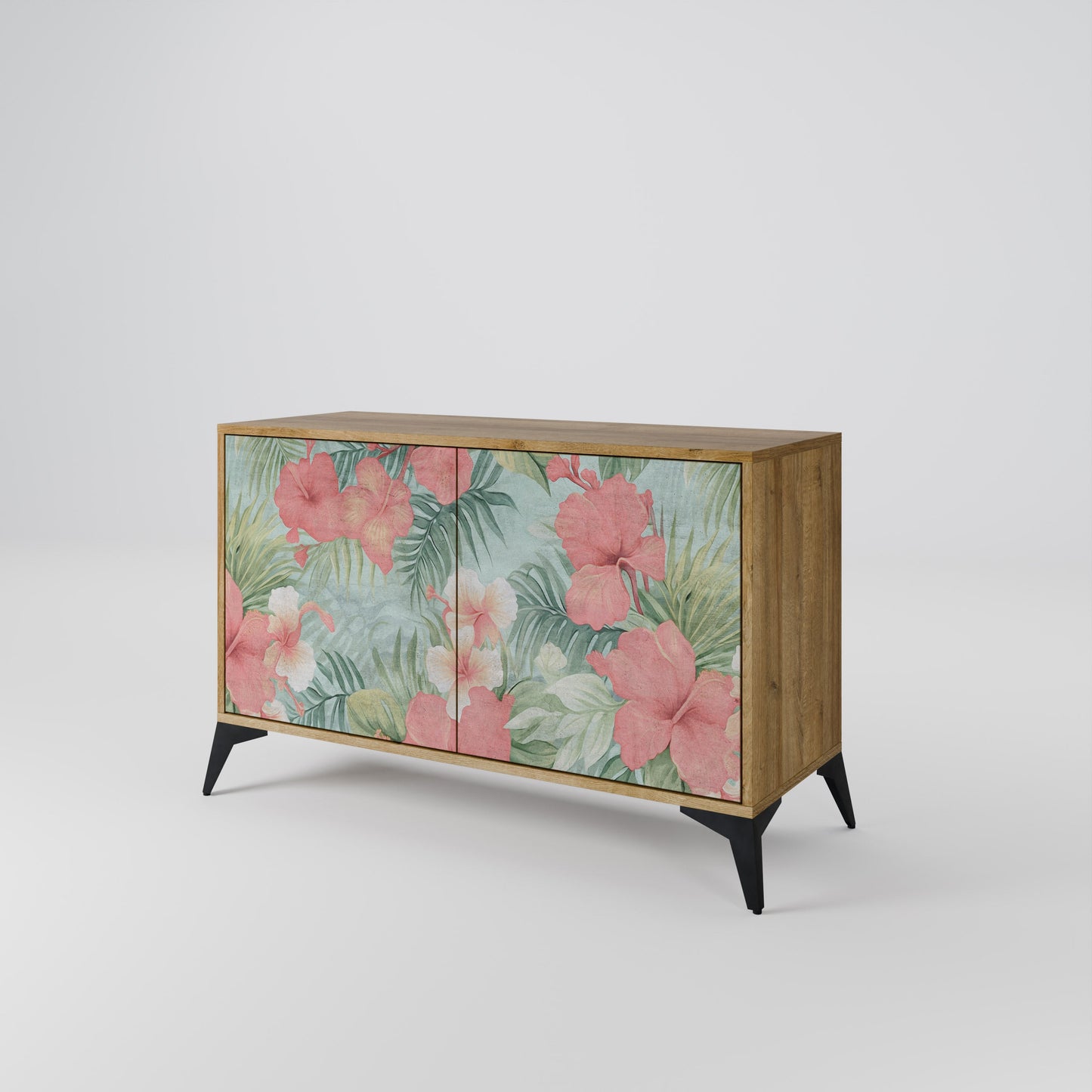 Credenza a 2 ante HAWAIIAN SPIRIT in effetto rovere