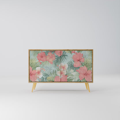 Credenza a 2 ante HAWAIIAN SPIRIT in effetto rovere