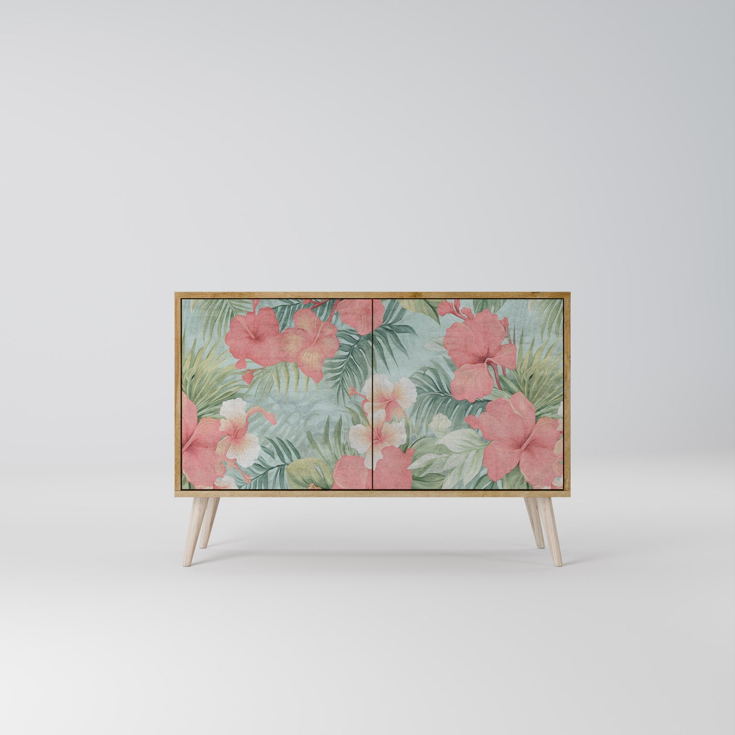 Credenza a 2 ante HAWAIIAN SPIRIT in effetto rovere