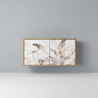 Credenza WILD TENDERNESS a 2 ante in effetto rovere