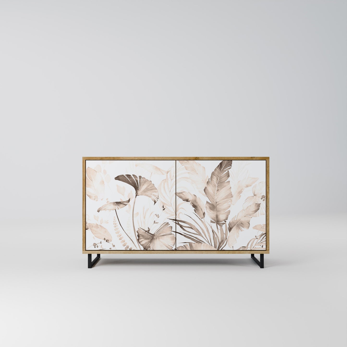 Credenza WILD TENDERNESS a 2 ante in effetto rovere