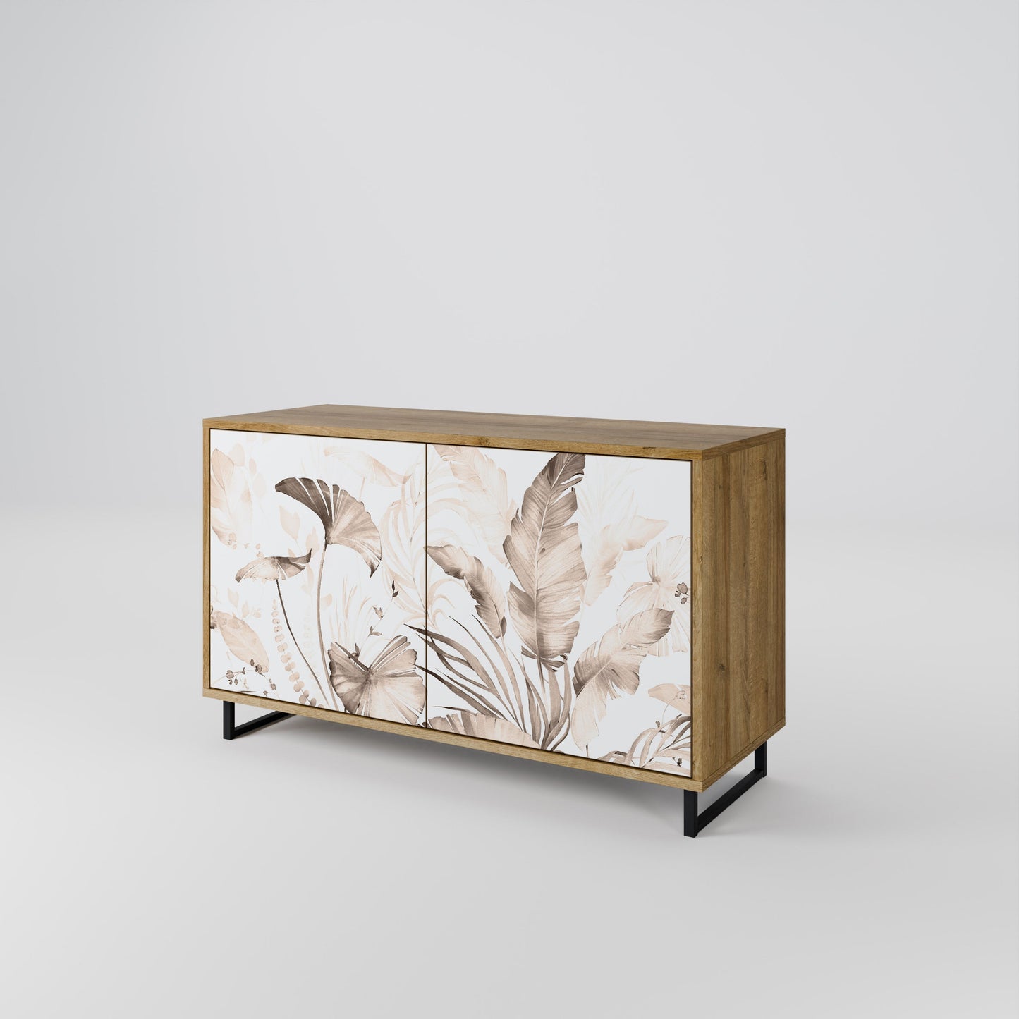 Credenza WILD TENDERNESS a 2 ante in effetto rovere