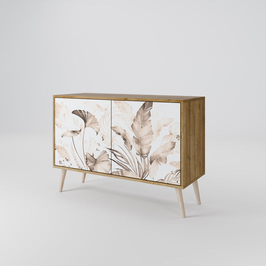 Credenza WILD TENDERNESS a 2 ante in effetto rovere
