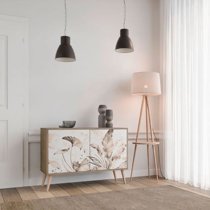 Credenza WILD TENDERNESS a 2 ante in effetto rovere