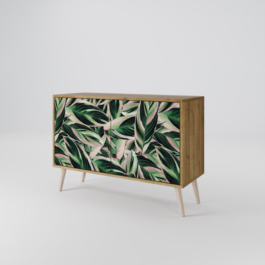 Credenza EERIE STROMANTHE a 2 ante in effetto rovere