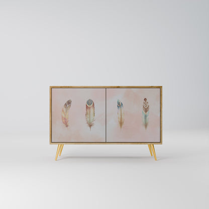 Credenza a 2 ante DELIQUESCE in effetto rovere