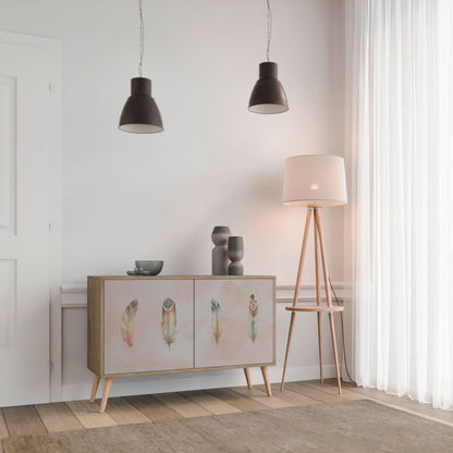 Credenza a 2 ante DELIQUESCE in effetto rovere