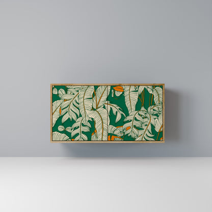 Credenza a 2 ante VERDANT PLEASURES in effetto rovere