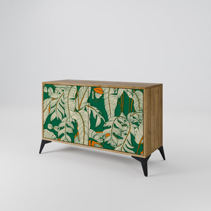 Credenza a 2 ante VERDANT PLEASURES in effetto rovere