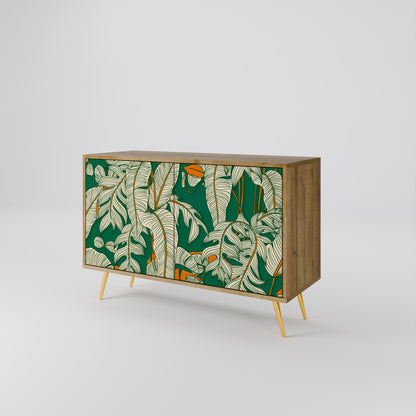 Credenza a 2 ante VERDANT PLEASURES in effetto rovere