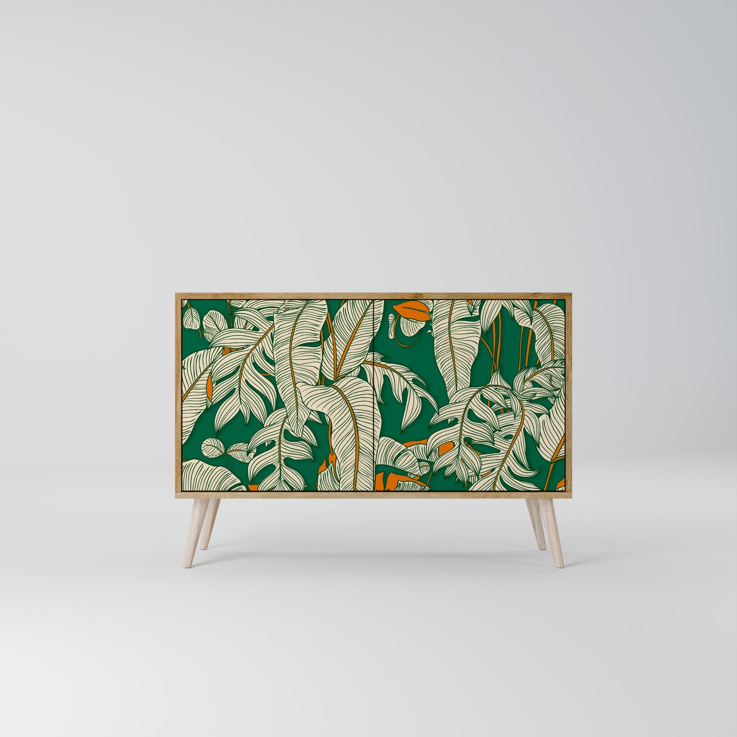 Credenza a 2 ante VERDANT PLEASURES in effetto rovere