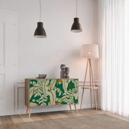 Credenza a 2 ante VERDANT PLEASURES in effetto rovere