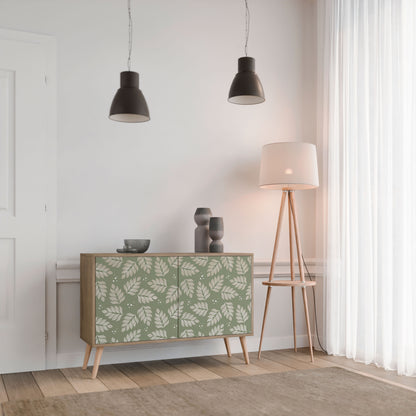 LEAVES ON GREEN 2-Door Sideboard in Oak Effect