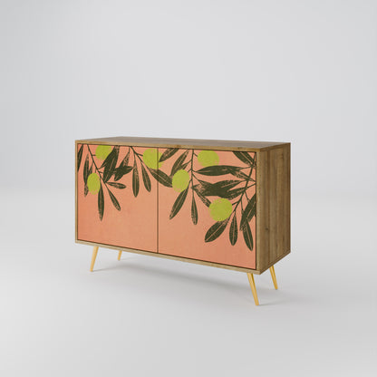 Credenza a 2 ante JUICY OLIVES in effetto rovere