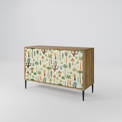 PALM SPRING 2-Door Sideboard in Oak Effect