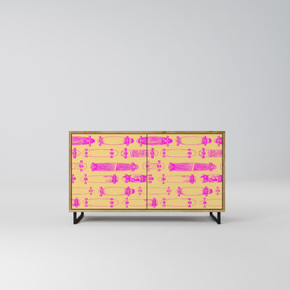 SKATEBOARD ARTISTRY 2-Door Sideboard in Oak Effect