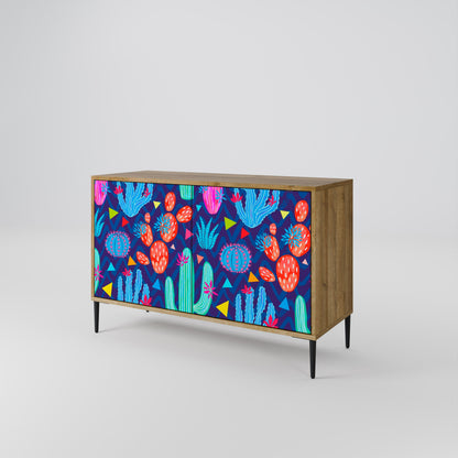 CACTUS VIBES 2-Door Sideboard in Oak Effect