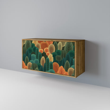 Credenza AUTUMN KALEIDOSCOPE a 2 ante in effetto rovere