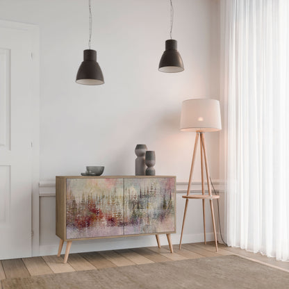 VEILED SUMMIT 2-Door Sideboard in Oak Effect